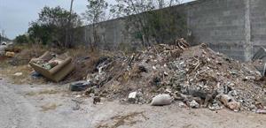 Denuncian en la Oasis un tiradero clandestino