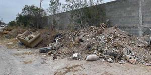 Denuncian en la Oasis un tiradero clandestino