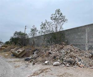Denuncian en la Oasis un tiradero clandestino