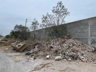 Denuncian en la Oasis un tiradero clandestino