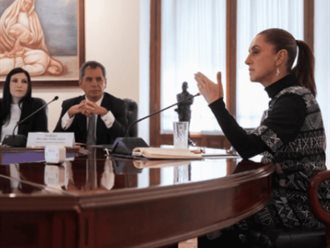 Sheinbaum se reúne con gobernadora de Banxico y miembros de ABM