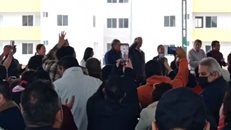 Entrega la presidenta Claudia Sheinbaum Pardo más de mil Viviendas para el Bienestar en Residencial Florencia de Reynosa.">