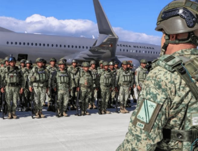 Llegan mil 600 militares a Sinaloa para reforzar seguridad