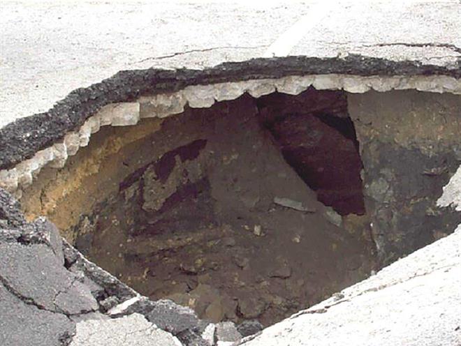 Se disparan socavones en la zona sur