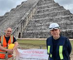Físicos de México y EU instalan detectores de muones en pirámide maya