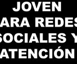 SOLICITO: JOVEN PARA 