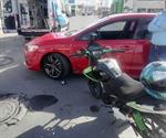 Herido en choque un motociclista