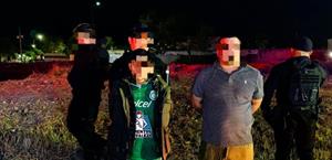 Atrapan a presuntos asaltantes armados
