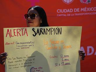 Contagios de sarampión superan 2 mil en México