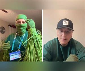 De fan a arbusto en el Super Bowl; joven revela cómo logró aparecer