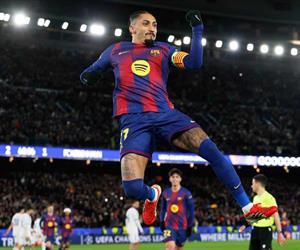 Raphinha sigue en duda para semifinal de la Copa del Rey