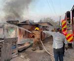 Incendio consume casa en la colonia Nuevo Repueblo