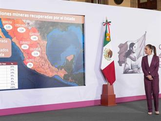 Minerales son de México, señala Claudia Sheinbaum