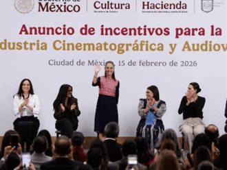 Sheinbaum anuncia incentivo fiscal de 30% al ISR para cine mexicano