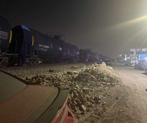 Accidente entre tren y camioneta