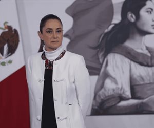 Claudia Sheinbaum se reúne en Palacio Nacional con Ronald Johnson