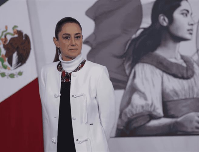 Claudia Sheinbaum se reúne en Palacio Nacional con Ronald Johnson