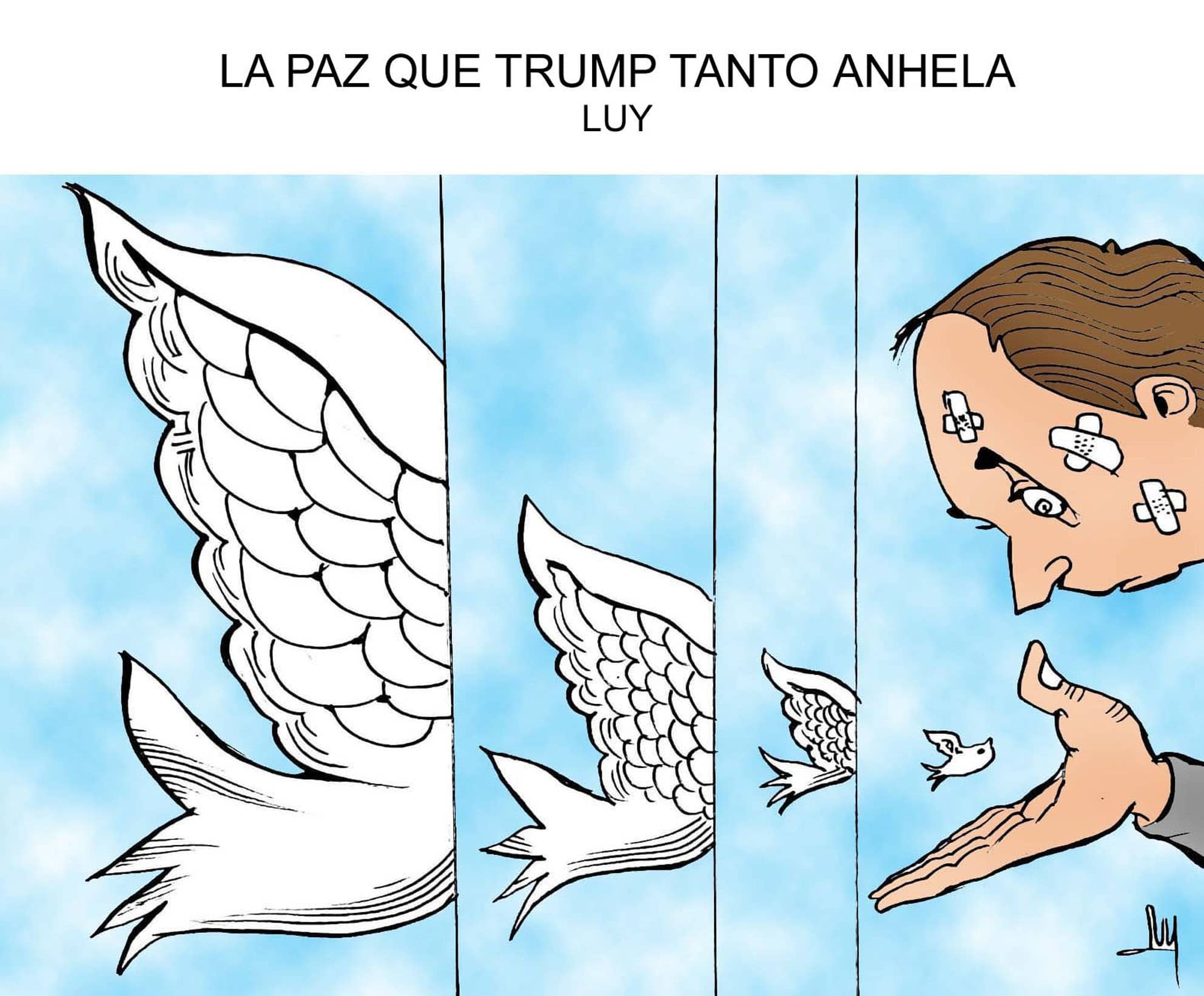 La paz que trump tanto anhela La paz que trump tanto anhela