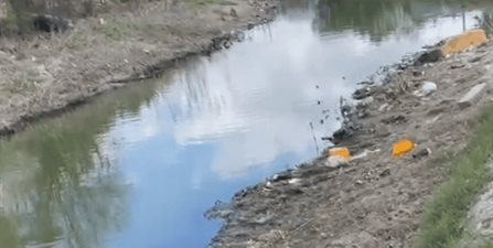 ¡El canal Rodhe al descubierto! Basura y riesgo para la salud en Reynosa