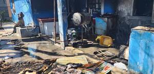 Todo quedó en daños materiales