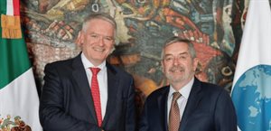 Canciller De la Fuente recibe a secretario general de la OCDE