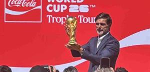 El trofeo de la Copa Mundial FIFA llega a México