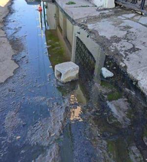 Padecen más de veinte días con aguas negras