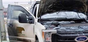 Conato de incendio en camión de valores