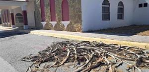 En ruinas local del Adulto Mayor del DIF