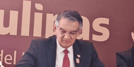 Conferencia de prensa con el gobernador Américo Villarreal y la secretaria de Bienestar Social, Silvia Casas.