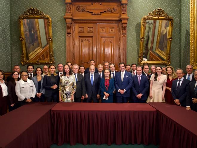 Sheinbaum se reúne con Consejo Nacional de Inversiones por Plan México