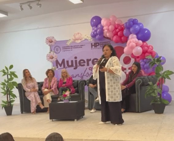 Destaca Humberto Prieto Herrera foro Mujeres que Transforman en el COBAT 07 de Reynosa.