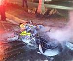 Muere motociclista tras choque con automóvil