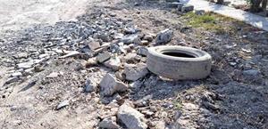 Claman pavimentación en calle de Ampliación Aquiles