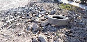 Claman pavimentación en calle de Ampliación Aquiles