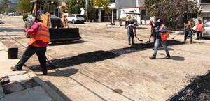 Lleva Municipio programa de bacheo a toda la ciudad