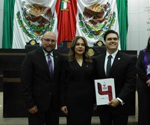 Recibe Congreso de Tamaulipas Cuarto Informe de Gobierno