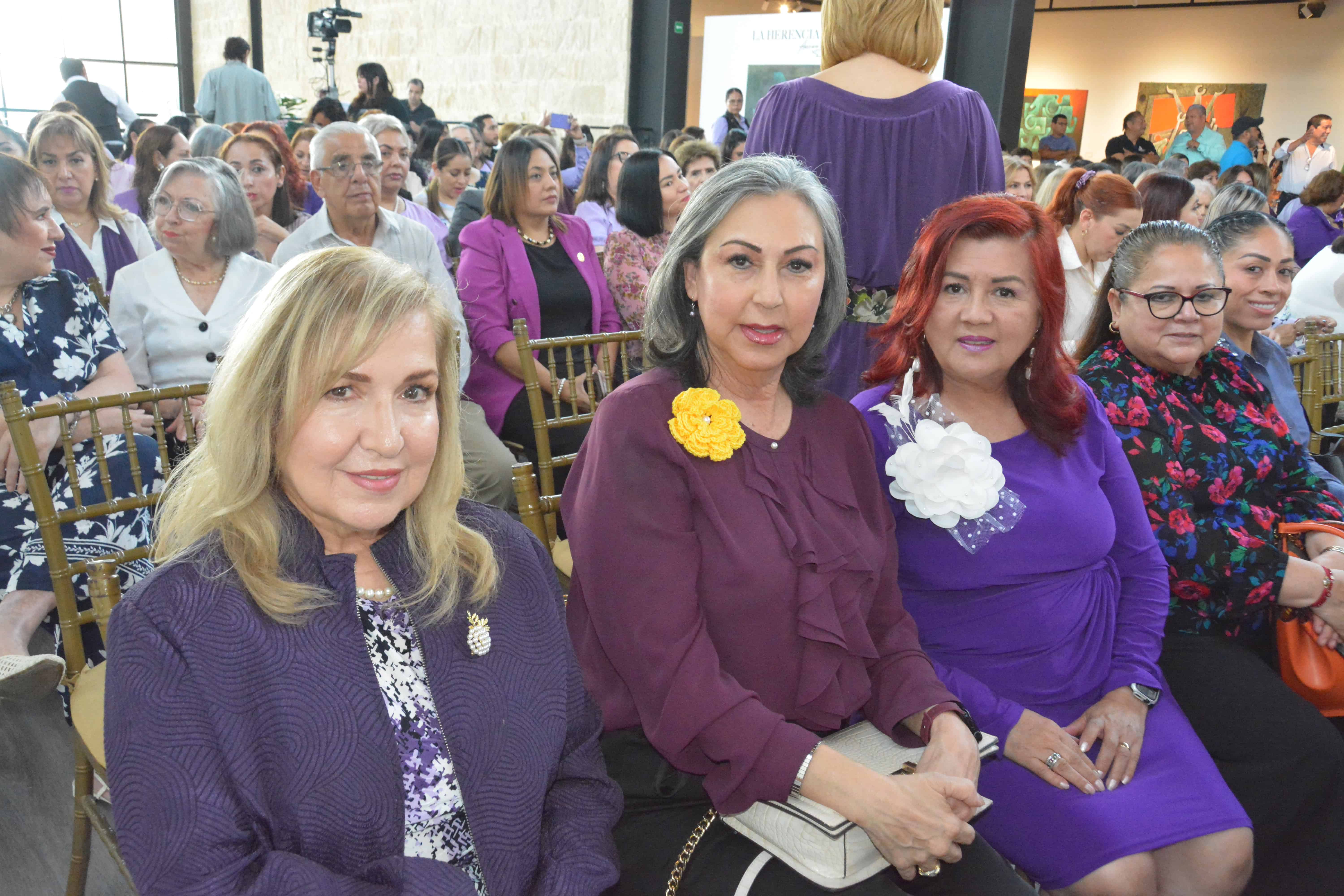 Lulú Garza, Rosy Cantú, Martha Mier y Gloria Santos.
