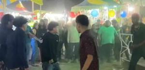 Riña campal en la Expo Feria Valle Hermoso