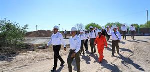 Supervisan avances en el Complejo de Gas Burgos