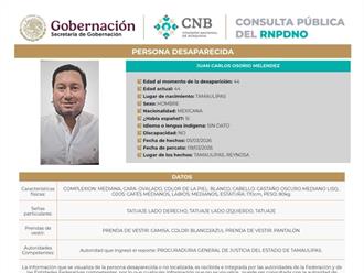 Activan protocolos de búsqueda para localizar a funcionario municipal de Reynosa