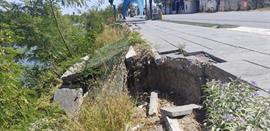 Entre ruinas y peligro luce paseo lineal