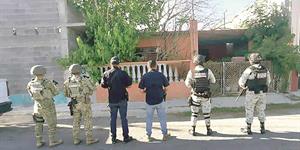 Operativo policial  y militar en Miguel  Alemán por drogas