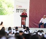 Entregan nuevas aulas en la primaria ‘Himno Nacional’
