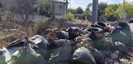 Un basurero clandestino desborda contaminación