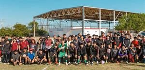 Encuentro deportivo entre alumnos del COBAT