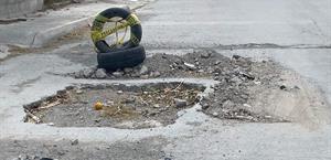 Obra inconclusa genera riesgo para conductores