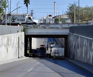 Obra de Comapa desquicia tráfico en centro de Reynosa