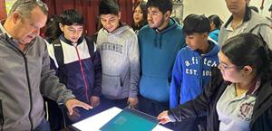 Alumnos de la Telesecundaria visitan el CBTis 220