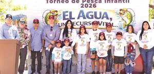 Realizan primer torneo de pesca infantil en el Viverio